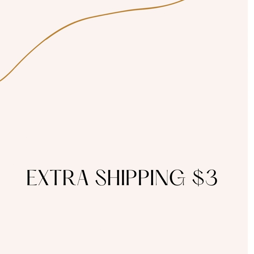 Extra shipping label $3